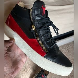 Giuseppe zanotti leather sneakers used mint condition 100% Authentic